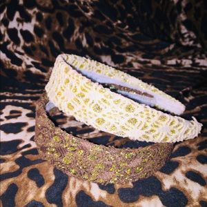 NEW Headband Set of Two (Gold and Bronze)